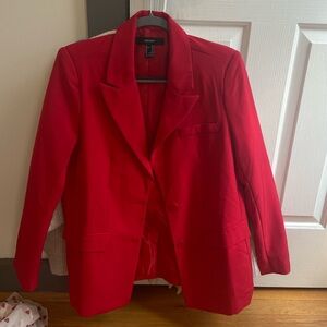 Forever 21 Red Blazer